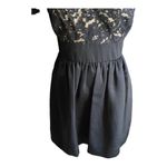 Eliza J . Stunning black dress, black lace top with nude lining Photo 5