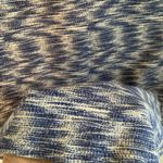 Ann Taylor  Loft Women's Short Sleeve Tweed Careers Dress Size 2P Blue & White Photo 5