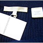 NWT Naked Cashmere Mira Ribbed Midi in Oxford Navy Blue A Photo 3