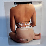 Nordstrom High Cut French Lace Tights Black Size C Denier 15 Comfort Control Top Photo 0