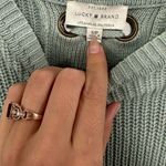 Lucky Brand   lace up tieback sweater! Teal/ Robins egg blue women’s size small! Photo 2