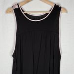 Kate Spade Kate Spade New York Womens XL Pink Bow Jersey Knit Sleeveless Black Chemise Photo 4