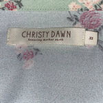 Christy Dawn Alyssa Dress Vintage Ditsy Floral Mini Dress, Pear Spray, Size XS Photo 9