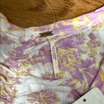 Free People  Floral Cropped Ruched Women's Top Photo 2