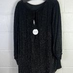 Retrofête Retrofete Grace Sequin Long Sleeve Dress Black Medium NO BELT embellished NEW Photo 11