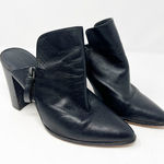 Rebecca Minkoff  Women's‎ Leather Mules Black Sz 9 Photo 0