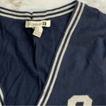 Forever 21  Navy Cardigan with White Accents Photo 2