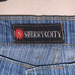 Sherry Goity western light denim embroidered bell bottom flare jeans Blue Size undefined Photo 8