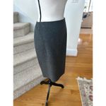 Talbots  Charcoal Grey Boiled Wool Pencil Skirt Photo 1