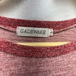 GADEWAKE Marled Red Long Sleeve Raglan Pocket Casual Top Women's Size L Size L Photo 2