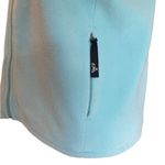 Eastern Mountain Sports  EMS Fleece Vest Zip Up Womens Size Medium Turquoise Photo 5