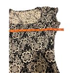 Y2K Lace Print T Shirt Fairycore Preppy Summer Floral Coastal Beach Coquette Black Photo 7