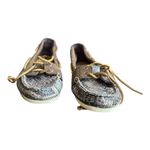 Sperry  Top-Sider Women's Firefish Boat Shoes Brown Python Print Leather Size 6​ Photo 5