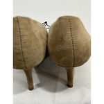 H&M Womans H & M 5.5 Tan Faux Suede Slip On Pumps NWOT Photo 4