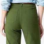 J.Crew NWT Lizzie Wide Leg Pants Size 34 (18) Pine Green High Rise Patch Pocket Photo 8