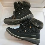 Columbia  Heavenly Shorty Omni-Heat Winter Boots Womens Sz 9 Black Photo 1