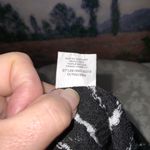 cha cha vente  Black & White Striped Asymmetrical Knit 3/4 Sleeve Tunic M Photo 11