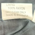 Augustus Vintage 10 Italian Wool Double Breasted Pantsuit in Black Photo 9