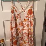Strut & Bolt orange flower sun dress  Photo 2