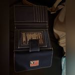 Disney Vintage  Mickey Mouse canvas Blue wallet American flag design Photo 5