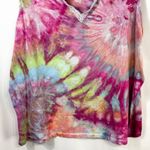 Bobbie Brooks Plus Size 3X Tank Top Handmade Tie Dye Sleeveless Pink Green 450 Photo 5