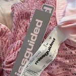 Missguided Misguided pink sequin mini dress Photo 1