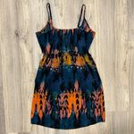 Hurley Hazel Dress Abstract Print Mini Wrap Sleeveless Cami Sundress Size L Photo 4