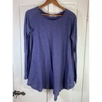 Free People We The  Trapeze Top Blue Oversized Small‎ Relaxed Beachy Boho Swing Photo 2