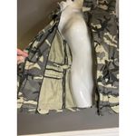 Forever 21  Jacket Womens Small Camo Anorak Parka Gray Hoodie Utility Drawstring Photo 6