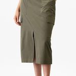 Athleta New 6 Brooklyn Heights Cargo Skirt Moss Size 6 Photo 0