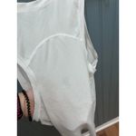 Lululemon  Women's White Racerback Tank Top Breathable Athletic Workout‎ Photo 3