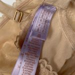 Savage X Fenty Floral Lace Unlined Bra in Honey Nude Size 36DD Photo 4