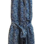 BCX Women's  Dress Blue White Daily Florals Size XS EUC #4441 Photo 0