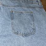 Pretty Little Thing Woman’s PLUS LIGHT BLUE WASH HIGH WAISTED FRAYED DISTRESSED HEM SHORTS Size 24 Photo 7