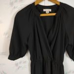 Monteau Black Short Sleeve Dress Photo 1