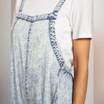 ee:some Mineral Washed Tie Dye Jumpsuit in Denim, Sz S Blue Photo 3