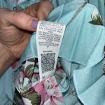 SheIn  Floral Long Sleeve Dress in Light Blue and Pink size 12 Photo 8