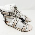Coach  Via Demi Wedge Sandals Chalk NWT in Size 5 Photo 1