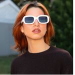 illesteva  White Vinyl Sunglasses Photo 4