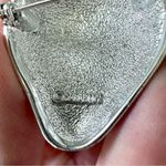 Vintage NEW Sarah Coventry Large Strawberry Brooch Pin & Earring Set Silver Photo 1