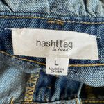 Hashttag in Trend Stylish Suspender Straps Blue Denim Overall Jeans Size L Photo 5