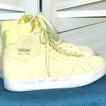 Adidas  Basket Profi Light Green Suede High Top Shoes 7.5 Photo 0