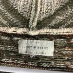Lucky Brand Olive and Cream Knit Cardigan Photo 3