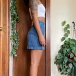 Bongo Vintage  by Gene Montesano Denim Skirt 80s 90s Boho Festival Photo 3