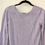 Lululemon Cashmere Blend Sunset Savasana Pullover II in Heathered Lilac Size 2/4 Photo 5