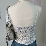 The Limited 2000 Y2k  Floral Black White Cami Top Womens Size Medium‎ Photo 3