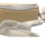 Coach Ivory Glove Tan Leather w/ Crystal Rivets Studio Baguette Shoulder Bag New Photo 7