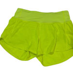 Lululemon  neon Speed up Shorts sz 4 Photo 0