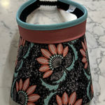 Glove It Floral Print Athletic Golf Tennis Visor Blue Photo 0