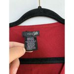 East 5th ‎ WOMEN RED SWEATER long sleeved v necked SIZE Medium Beaded Sequin Photo 3